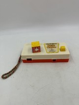 1974 Fisher Price Pocket Camera 464 Plastic Camera with Strap MARKINGS S... - $9.49