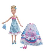 Disney Princess Cinderella Layer n&#39; Style Doll in Blue Pink by Hasbro - £19.63 GBP