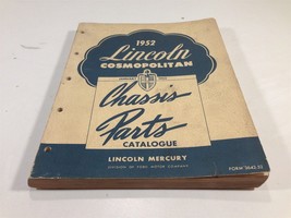 1952 Lincoln Cosmopolitan Chassis Parts Catalogue 3642-52 Original OEM - $14.99