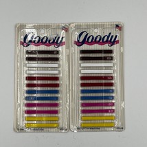 Vintage Goody Barrettes 2&quot; - 24 pk Multi 5503 Stay-Tight 1995 Made USA - £47.31 GBP