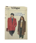 Vintage Very Easy Vogue 8426 Sewing Pattern For Womens Jackets Size 12-1... - $9.60
