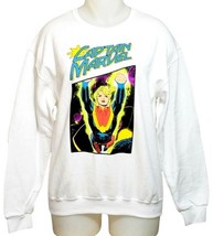 Marvel CAPTAIN MARVEL Soaring Girls White Women Pullover Sweatshirt (XL)... - $34.65