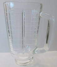 Vintage 5 Cup Square Top Glass Blender Replacement Jar Fits Osterizer Pulsematic - $19.99