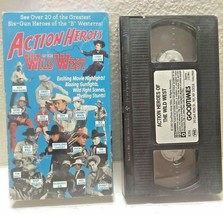 Action Heroes Of The Wild West Vhs B Movie Western Cowboys Color B/W Rare Oop - £4.23 GBP