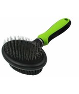 Pet Life ® Flex Series 2-in-1 Dual-Sided Slicker and Bristle Grooming Pe... - £13.36 GBP