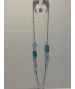 Fashion Jewelry Aqua Blue Necklace with Matching Earings New - $8.42