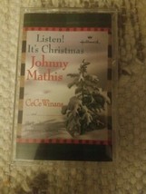 Listen! It&#39;s Christmas Johnny Mathis CeCe Winans Cassette - £16.48 GBP