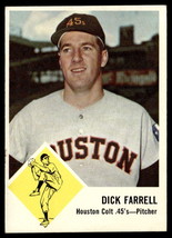 1963 Fleer #38 Dick Farrell VG-EX-B108R12 - £23.35 GBP