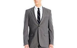 Nautica Men&#39;s Tailored Two Button Jacket, Grey, Size 44R - $51.68