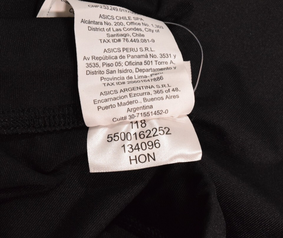 Asics Mens 3/4 Running Knee Tight Pants Black 2XL Item image 7