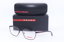 New Prada Sport Vps 52M 1BO-1O1 Black Red Authentic Designer Eyeglasses 56-17 - £192.06 GBP