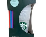 Starbucks Reusable Cold Cups Color Changing Confetti Summer 2021 Set of ... - £25.39 GBP