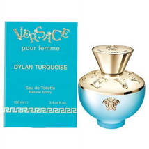 Versace Dylan Turquoise Eau de Toilette, Perfume for Women, 3.4 Oz Full Size - $78.98