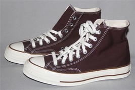 Rare Unique Converse You Embroidered &quot;Bambi&quot; On Heel Brown High-Top Shoe... - $69.99