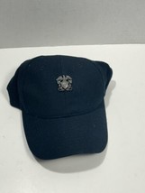 Vintage Top Of The World Fitted Hat Cap  w US Navy Metal Pin - Black Sz ... - £23.11 GBP