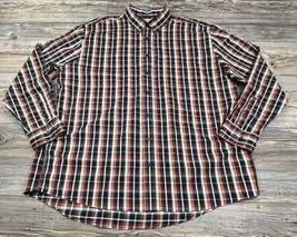 Cabela’s Long Sleeve Plaid Twill Shirt Ozark Plaid Xl Tall? (No Size Tag) - £13.16 GBP