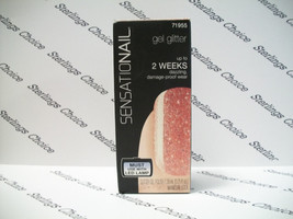 Sensationail Gel Glitter Polish #71955 Rose Gold Glitter - $18.80
