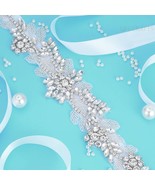 Sparkly Rhinestone Bridal Belt, Crystal Rhinestone Belt, Bling Wedding B... - $512.23 MXN+