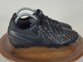 Nike Legend 8 Club FG/MG Soccer Cleats Black AT6107-010 Mens Sz 8 - £26.55 GBP