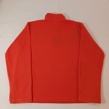 Land's End Men's Orange 1/4 Zip Pullover Performance Long Sleeve Sweatshirt M image 2