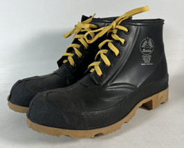 Bata Standard Rain Work Boot Steel Shank Men 8 Safety Toe - £15.81 GBP