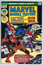 Marvel Double Feature #12 ORIGINAL Vintage 1975 Marvel Comics Captain America - £11.72 GBP