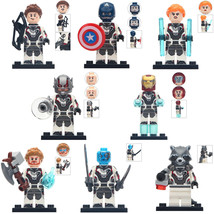 8pcs/set Marvel Avengers Endgame Quantum Armor Hawkeye Thor Ant-Man Minifigures - £13.54 GBP