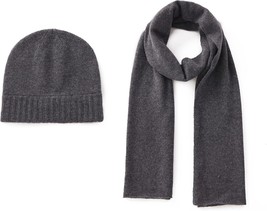 Greenmount Women&#39;S 100% Pure Cashmere Beanie Hat And Cashmere Scarf Set ... - $126.98