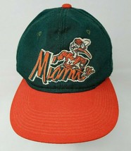 University of Miami Hurricanes Florida The Game Baseball Hat Cap VTG 80s 90s - £19.77 GBP