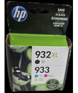 HP 932XL/933 (N9H62FN) Cyan/Black/Magenta/Yellow Ink Cartridge MAR 2025  - $27.39 CAD