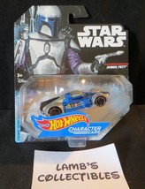 Star Wars Hot Wheels Disney Jango Fett character cars die cast toy Mattel   - $28.99