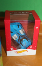 American Greetings Hot Wheels Twin Mill Blue Car Christmas Holiday Ornament - £15.65 GBP