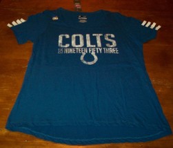 Vintage Style Women&#39;s Teen Indianapolis Colts Nfl Designer T-Shirt Xl New W/ Tag - £15.92 GBP