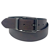 Levis Mens Reversible Belt Size 38” Brown Black Leather Classic Nickle 1... - $16.00