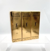 Lot Of 3 Yves Saint Laurent (YSL) All Hours Foundation #B90 EBONY NIB Se... - $889.64 MXN