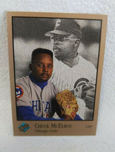 1992 Leaf Studio Baseball Card #16 Chuck McElroy - £0.74 GBP