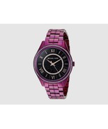 New Michael Kors Women&#39;s Lauryn Stainless Steel Watch Plum MK3724 - $277.19