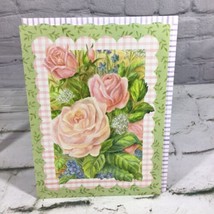 Leanin Tree Victoria Happy Birthday Floral Greeting Card Matching Envelope - £4.63 GBP