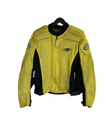 Joe Rocket Ballistic Series Mens Motorcycle Jacket Size Large Yellow Pad... - $88.11