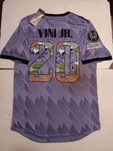 Vini Jr. #20 Real Madrid UCL Play Proud Match Slim Away Soccer Jersey 2022-2023 - £87.92 GBP