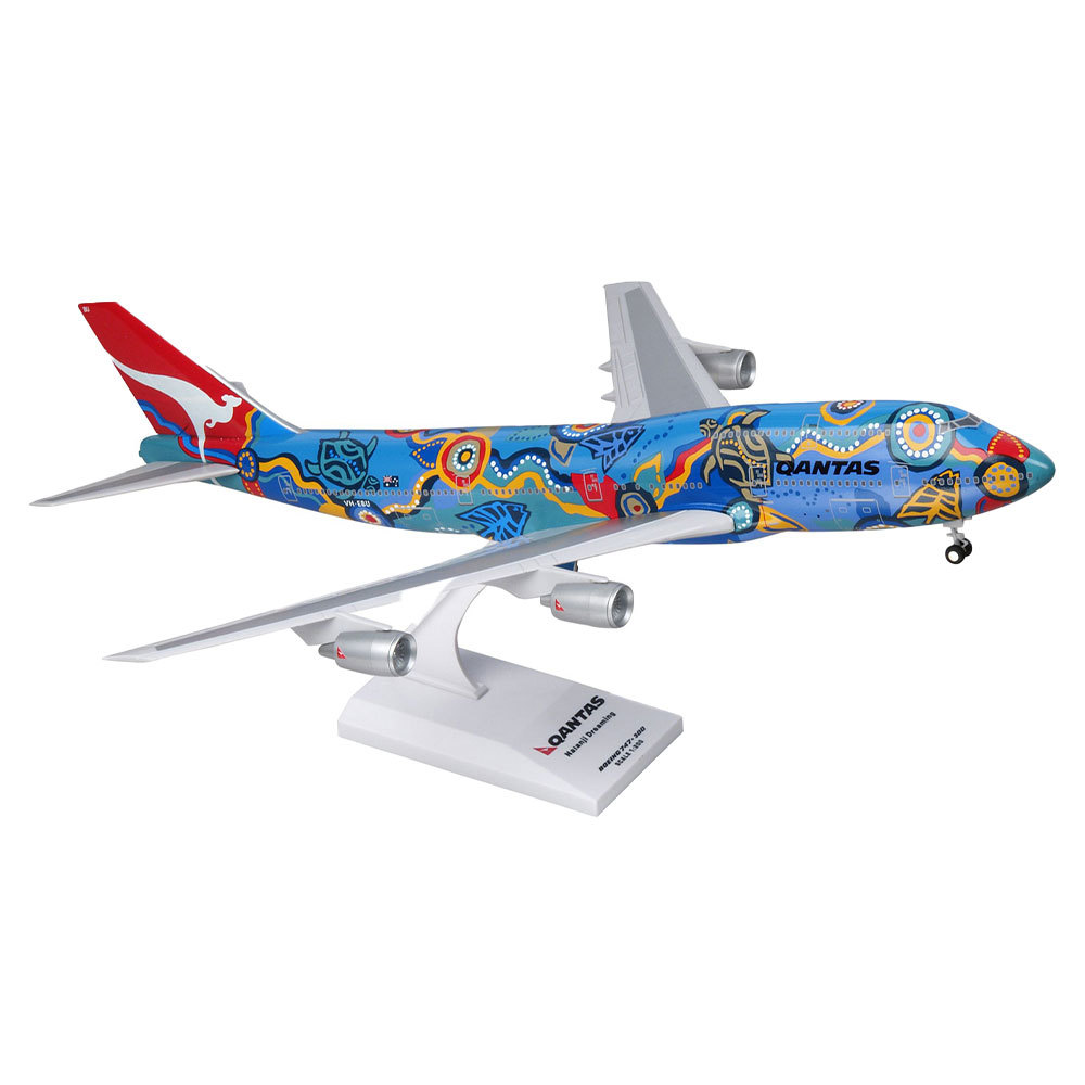 Skymarks Qantas B747-300 Nalanji Dreaming 1/200 Scale Model - $138.50