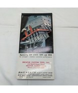 Vintage 3&quot; X 6.25&quot; Notepad Blank Pages Decatur Custom Tool Decatur Illin... - $16.03