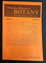 American Journal of BOTANY Official Publication August 1990 Volume 77 Number 8 - £23.35 GBP