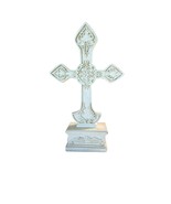 Large Standing Cross on Pedestal – Distressed White (32” x 9”) - €42,51 EUR Large Standing Cross on Pedestal – Distressed White (32” x 9”) - €42,51 EUR