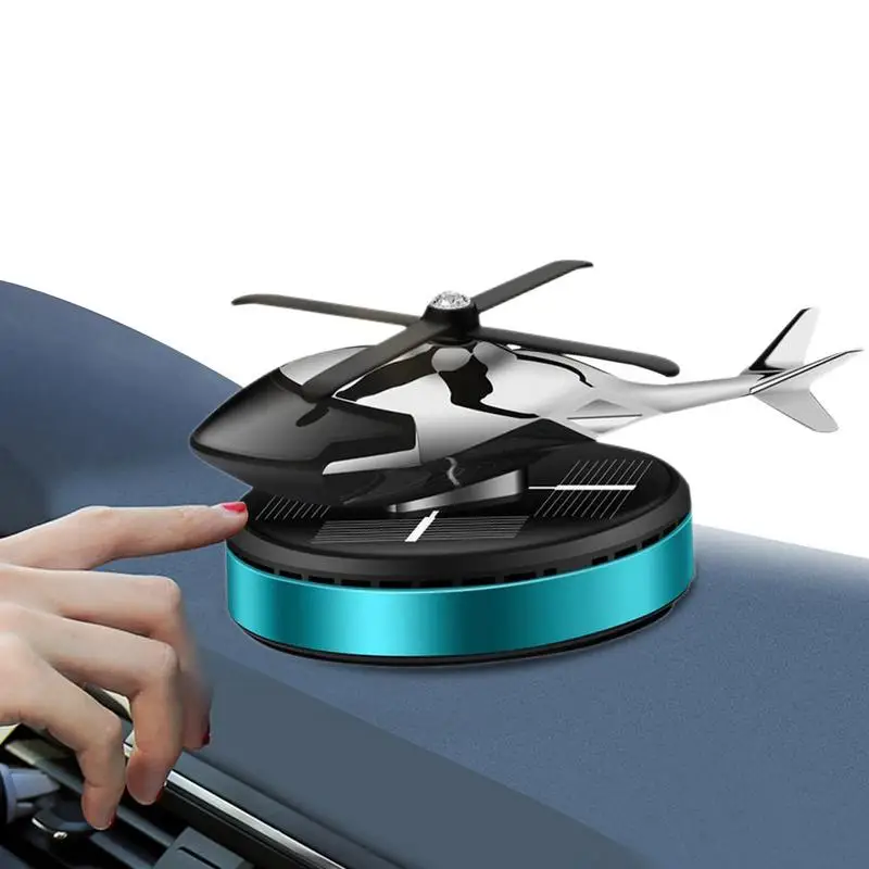 Aviation Car Air Freshener Solar Energy Rotating Car Scents Aviation Plane Shape - £11.21 GBP+