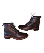 Trask Lowell Brown Leather Shearling Lined Boots Men Sz 9.5M Excellent C... - $104.23 CAD