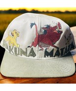 Vtg Disney Lion King Hakuna Matata Snapback Goofys Hat Co No Worries - $736.98 MXN