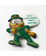 Garfield Leprechaun St Patrick&#39;s Day Green Vintage Pin - €4,31 EUR