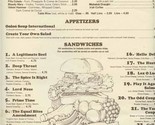 The Loft Cocktails Appetizers Sandwiches Menu 1980s Denver Fort Collins ... - £22.22 GBP