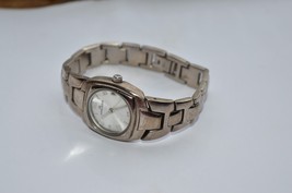 Vintage ANN KLEIN womens quartz  Stainles Link band Date watch New battery - £11.17 GBP